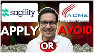 Sagility India IPO VS ACME Solar Holdings IPO - Review | Sagility India IPO VS ACME Solar Holdings |