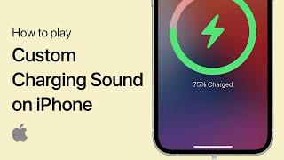 How To Play Custom Sound when Charging iPhone - Tutorial