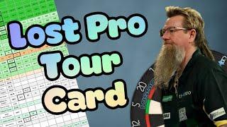 Simon Whitlock Lost PDC Pro Darts Tour Card CONFIRMED