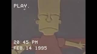 Escenas triste de los Simpson en VHS