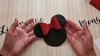 Moñito de vinil de Minnie Mouse