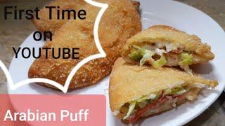 Arabian Puff Sandwich Recipe ||Chicken Pita Bread Sandwich Recipe||Chicken Mayo Sandwich  Satisfying