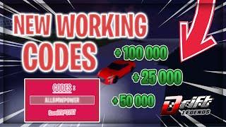 New WORKING Codes In Drift Legends! (Working 2020) Ep.3 Non