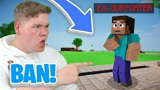 EX-SUPPORTER wird LEBENSLANG in MINECRAFT gebannt! 