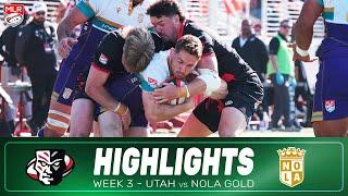 UTAH WARRIORS vs NOLA GOLD | Week 3 Major League Rugby Tries Highlights