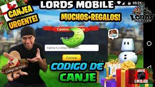 CODIGO DE CANJE ECHANGE CODE ARQUE LORDS MOBILE 2024 