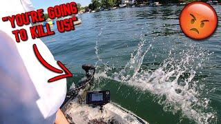 They Almost SUNK Our Boat! How are These Even LEGAL? (Bass Fishing Tournament)