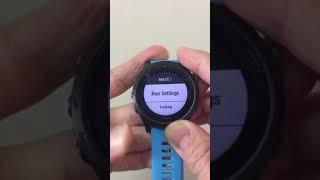 How to use metronome in Garmin watch