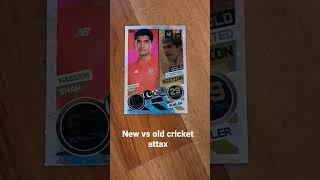 new Vs old cricket attax card