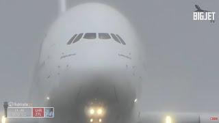 LIVE: Gusting conditions at Heathrow Airport #StormAshley