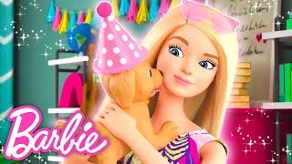 Welpen finden ein Für-immer-Zuhause mit Barbie! | Barbie Malibu Helfer-Club | Clip