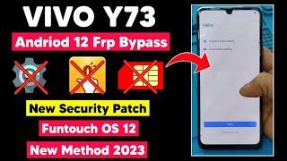 Vivo Y73 (V2059) Android 12 Frp Bypass New Method | OS12 Google Account Remove New Solution 2023