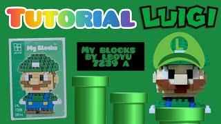 Merakit Saudaranya Mario,, LUIGI !! BERHASIL MERAKIT BRICKS LUIGI | My. Blocks LBOYU 7239 A 