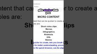 Unpacking Micro Content: A Snapshot of Examples & Their Impact!