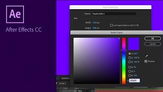 Quickest way to Change Solid Color in After Effects