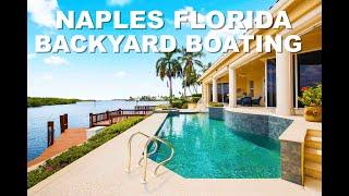 BACKYARD BOATING! THIS GORGEOUS HOME IS ON GULF ACCESS NAPLES NAPLES BAY!