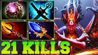 22 Kills QOP Dota 2 Mid - Best Queen Of Pain Dota 2 Pro Gameplay Guide Build 7.37