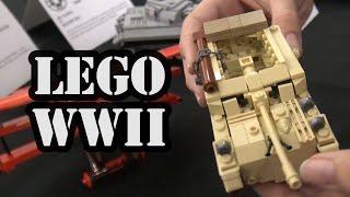 Custom LEGO WWII Tanks and Red Baron Plane  | World War Brick 2017