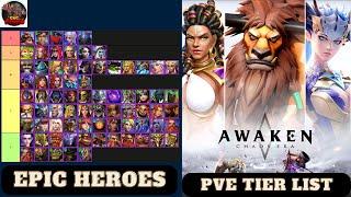 Awaken: Chaos Era - Epic Tier List (PVE)