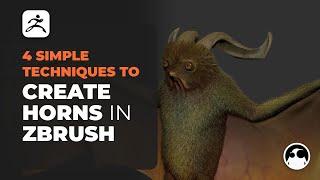 4 Ways to Create Horns in ZBrush