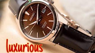 Seiko Presage SPB170 Sharp Edged Series Brown Dial