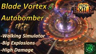 [3.18] Blade Vortex Autobomber (MASSIVE AOE) - Path of Exile Best Mapping build!