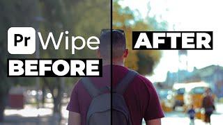 Before and After Premiere Pro | Wipe Slide Transition Adobe Premiere Pro|#premierepro