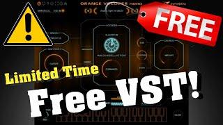 【Limited Time Free!?】$49→$0! Awesome! Best Free Vocal VST Plugin?  ORANGE VOCODER NANO by Zynaptiq