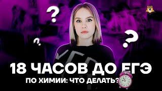 18 часов до ЕГЭ по химии: что делать? | Химия ЕГЭ 2022 | Умскул