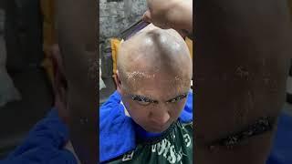 ASMR SHAVING BALD HAIR WITH FRUIT  EP 2