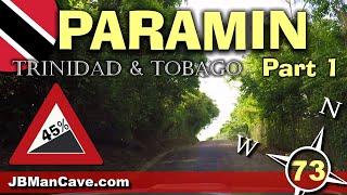 PARAMIN Tropical Village PART 1 Mountain Road Trip in TRINIDAD and Tobago Caribbean JBManCave.com