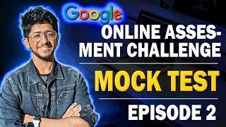 Google real OA | Mock Coding Test stream #2 | Practice Simulation | Vivek Gupta