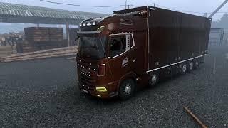 Euro Truck Simulator 2 DAF XG 2021Tandem Big dvc 860 A 16+Retardar Shassi 8x6 MP4 HD