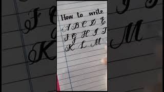Mesmerizing Handwriting from A to Z | Master the Art of Beautiful Penmanship"