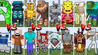 GLOBAL ALL STRONGEST BOSSES TOURNAMENT | Minecraft Mob Battle