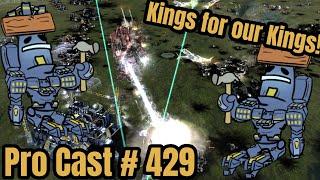 Kings for our Kings! Supreme Commander 2 Pro Cast# 429 1v1 on Open Palms - Steal Speaks