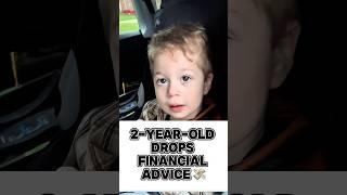 2-Year-Old Drops Financial Advice  | Like Father, Like Son