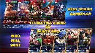 TITANZ(Tz) VS SAINTS INDO(Stid) [BEST SQUAD GAMEPLAY]