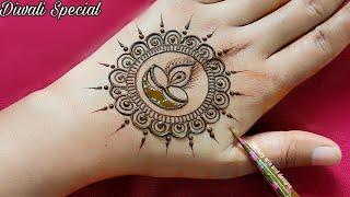 New diwali special back hand mehndi design | Diwali 🪔 mehndi design | simple mehndi | mehndi .