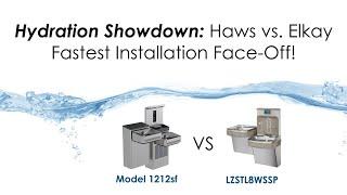 Bottle Filler Install | Haws vs Elkay: Fastest Installation Face Off!