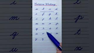 Cursive writing a to z | Cursive abcd | Cursive handwriting practice | Cursive small letters abcd