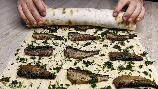 I'll take a can of sprats and some lavash! Live and learn! This recipe was invented by a genius