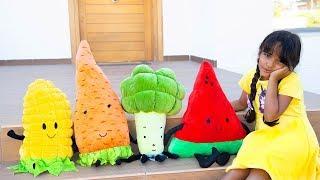 BIA LOBO PRETEND PLAY FRUITS & VEGETABLES / COME ALIMENTOS SAUDÁVEIS