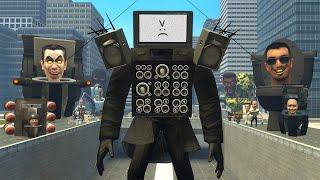 NEW SPEAKER TV MAN MECHA BOSS VS ALL SKIBIDI TOILET BOSSES In Garry's Mod!