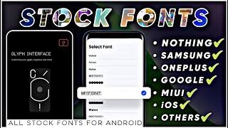 Customize Your Android Fonts into All Android Or iOS Fonts For Your Android How To Customize Fonts 