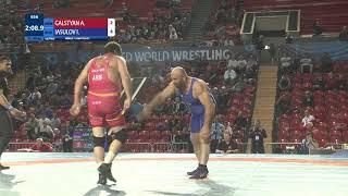 1/4 FS - 100 kg: A. GALSTYAN (ARM) v. I. IASULOV (RUS)