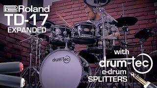 Expanding Roland TD-17 sound module with drum-tec electronic drums splitters