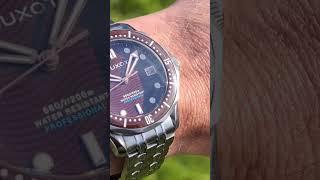 Duxot Henri Diver - sweet mocha brown dial  #duxot #divewatch #wristwatch @duxotwatches6851