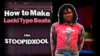 How to make beats for Lucki like StoopidXool | @1prod.mars