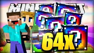 Minecraft LUCKY BLOCKS BATTLE - XXL SPECIAL mit 64 BLÖCKEN!